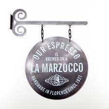 La marzocco commercial espresso machine review. Vintage Coffee Shop Sign La Marzocco