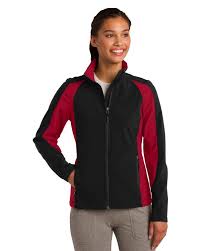 Sport Tek Lst970 Ladies Colorblock Soft Shell Jacket