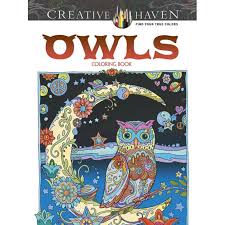 Color the pictures online or print them to color them with your paints or crayons. Adult Coloring Creative Haven Owls Coloring Book Paperback Walmart Com Walmart Com