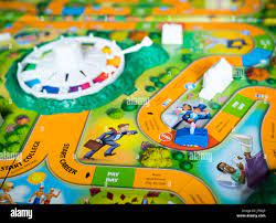 A View Of The Game Of Life (Also Known As Life), A Board Game Originally  Created In 1860 By Milton Bradley Stock Photo - Alamy