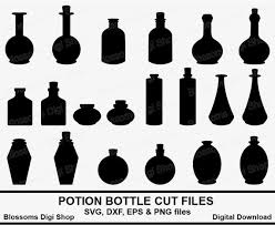 Download Potion Bottle Svg Cut Files Bottle Silhouette Silhouette Etsy