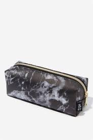 Bailey Pencil Case Black Marble Pencil Case Stationery Marble Pencil Case School Pencil Case