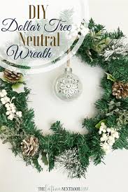 These are not your typical farmhouse signs but they sure look like them! Diy Dollar Tree Christmas Wreath The Latina Next Door