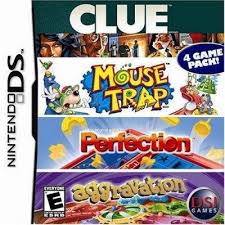 Play your favorite nintendo ds games on pc, android and other devices. 4 Game Pack Clue Aggravation Perfection M Usa Nintendo Ds Nds Rom Download Wowroms Com