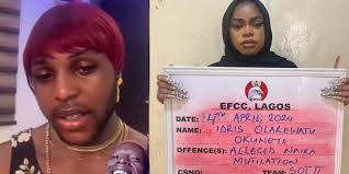 Crossdresser Natasha takes over Lagos mummy role in Bobrisky's absence