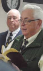 Respects to fallen officer P