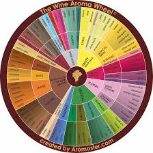 the wine aroma wheel booklet with 20 grape varieties