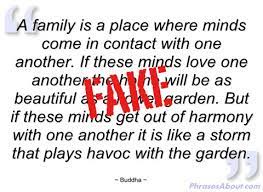 Is changing my relationship status to out of order. Fake Family Quotes Quotesgram