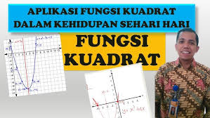 Itulah yang dapat kami bagikan terkait contoh soal penerapan persamaan kuadrat dalam kehidupan sehari hari. Aplikasi Fungsi Kuadrat Dalam Kehidupan Sehari Hari Matematika Smp Kelas 9 Youtube