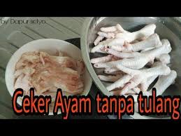  Cara Memisahkan Tulang Ceker Ayam Bagian 1 Food Delicious Chicken