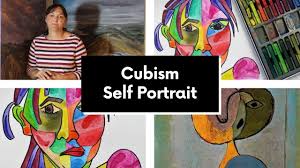 Maybe you would like to learn more about one of these? Basic Cubism For Beginners Self Portrait In The Style Of Picasso Sort Of Derwent Inktense Blocks Youtube