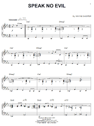 wayne shorter speak no evil sheet music notes chords download printable tenor sax transcription sku 165495