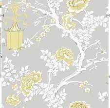 Summer Nights Wallpaper C 194 01 Gray By Inez Croom Waterhouse Wallhangings Wallpaper Chinoserie Wallpaper Chinoiserie Wallpaper