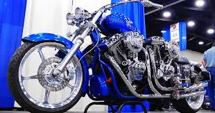 1932 ford roadster (this hot rod is the '29 double trouble twin engine with four supercharers built by gordon tronson rebodied as a '32 roadster). The Four Engine Chopper Quadzila 4 V Twin Rev Tech Engines In One Bike