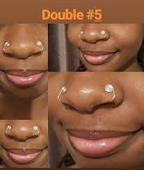 Fake Nose Ring Nose Cuff Nose Jewelry Double Nose Ring Etsy Nose Jewelry Fake Nose Rings Fake Nose
