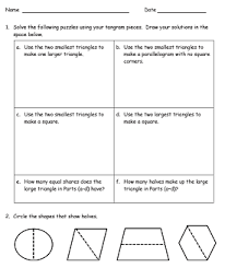 Pattern blocks can be used in so many ways! Shapes And Fractions Solutions Examples Worksheets Lesson Plans Videos