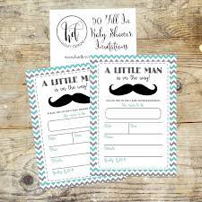 Buy 50 Fill In Mustache Baby Shower Invitations Little Man Baby Shower Invitations Chevron Little Boy Baby Shower Invites Baby Boy Shower Invitations Neutral Mustache Party Invitations Online In Turkey B06xfvg5y7
