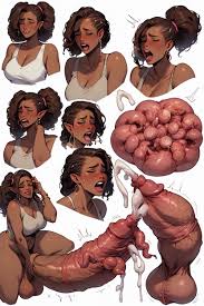 Urethra Parasite, Light Skin African, Futanari Furry AI Porn