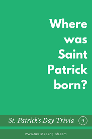 If you paid attention in history class, you might have a shot at a few of these answers. The Irish Are Coming Ireland And St Patrick S Day Trivia Quiz For Advanced Esl Students Nextstepenglish Com