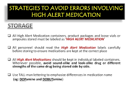 High Alert Medication