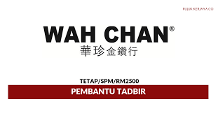 Wah chan consolidated sdn bhd. Wah Chan Consolidated Sdn Bhd Kerja Kosong Kerajaan