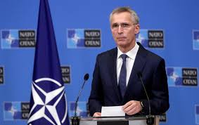 Nato secretary general jens stoltenberg (r) and israeli foreign minister yair lapid, brussels, brussels, july 12, 2021 update, 0800 gmt: Nato S Stoltenberg Says Need To Rebuild Trust With Biden After Damage From Trump Years The Washington Post