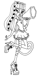 Purrsephone Monster High Coloring Page Coloring Pages Tinkerbell Coloring Pages