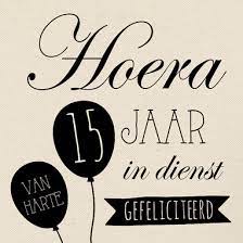 Kaarten Hoera Een Dienstjubileum Greetz