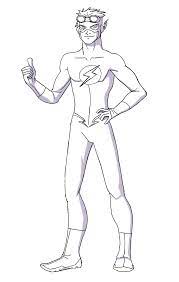 The new flash movie was released in the year 2020. Young Justice Kid Flash Coloring Pages