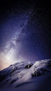 Maybe you would like to learn more about one of these? Hd Wallpaper Portrait Display Night Mountains Edited Ios Sky Snow Wallpaper Flare