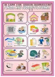 Places And Jobs 3 Pictionary Job 3 Pictionary Job