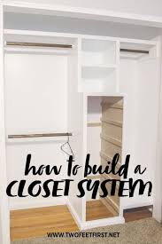 It's a closets organization 101 on a budget! How To Build A Closet System The Plans Closet Makeover Diy No Closet Solutions Closet Organization Cheap