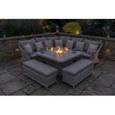 Eriberto 5 Seater Rattan Corner Sofa Set Corner Sofa Set Garden Sofa Set Rattan Corner Sofa