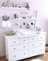 Baby Girl Nursery Kommode Kinderzimmer Wickelaufsatz Babyzimmer Dekor