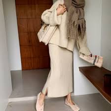 Check spelling or type a new query. Naning9 Loose Sweater Maxi Skirt Rib Knit Set Yesstyle