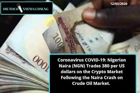 Livebtcprice.com provides the most current bitcoin exchange rates in all currency units from all over the world. Coronavirus Covid 19 Nigerian Naira Ngn Trades 380 Per Us Dollars On The Crypto Market Diutocoinnews