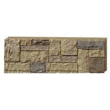 Nextstone Castle Rock 43 25 In X 15 25 In Faux Stone Siding Panel In Windsor Buff 4 Pack Crp Wib 4 Faux Stone Siding Stone Siding Panels Stone Siding