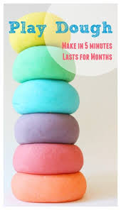 Make This Play Dough For Your Kids In Just 5 Minutes It S Easy And Cheap Plus It Lasts For Months In The Fridge Activities For Kids Playdough Diy For Kids