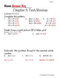 Maybe you would like to learn more about one of these? Go Math Chapter 5 Test Review With Answer Key By Cu Creations Tpt