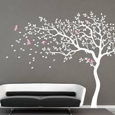 Imagine any room in your home filled with our carefully curated collection of wall decorations, including dimensional shadowbox art, paintings, handmade woven disc decor, wall hangings and more. White Tree Wall Decal Nursery Wall Decal From Iwalldecals On Etsy