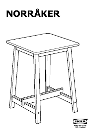 Meets the requirements on furniture for public coordinates with other furniture in the norråker series. Norraker Bar Table White Birch Ikeapedia