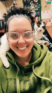 This is my cow cat, Landfill. (Fill for short) I stole him from work (a  landfill) and he's the most cuddly trash cat I've ever met!