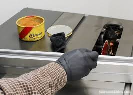 Wax Your Table Saw To Reduce Friction And Maximize Performance Diy Table Saw Table Saw Jigs Woodworking Saws