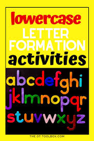So no mess to clean up! Lowercase Letter Formation The Ot Toolbox