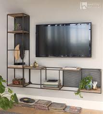 kies eens voor wat anders stoer metalen wandrek als tv meubel stoer wandrek hartogwonen vincent woonkamer tvmeubel interior interieur wandrek meubels