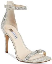 Inc International Concepts Women S Roriee Rhinestone Ankle Strap Dress Sandals Created For Macy S Homecoming Shoes Rhinestone Heels Bridal Shoes