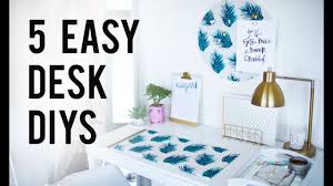 A wise person once said, they can take the cubicle out of your home, but you don't have to let them take your home out of the cubicle. okay, maybe no one ever really said that, but it's true nonetheless. 5 Easy Diy Desk Decor Organization Ideas Ann Le Youtube