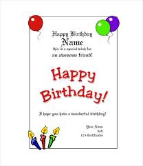 Also, it can be offered as a gift to a friend, employee or family member. Birthday Gift Certificate Templates 16 Free Word Pdf Psd Documents Download Free Premium Templates