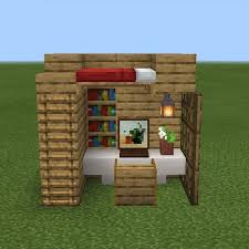 Hello This Is A Bedroom Design It Is Also My First Post Minecraftbuilds Min Bedroo Minecraft Haus Minecraft Haus Bauplan Minecraft Gebaude