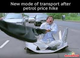 Aap protests fuel price hike, with a game of cricket; 7 Hilarious Memes That Perfectly Capture The Madness Of Petrol Price Hike Desimartini